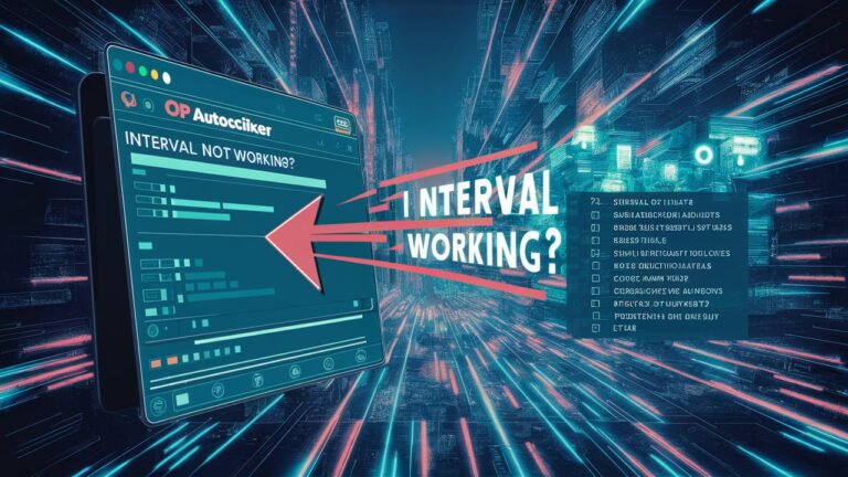 OP AutoClicker Interval Not Working? Here’s How to Fix the Problem Fast