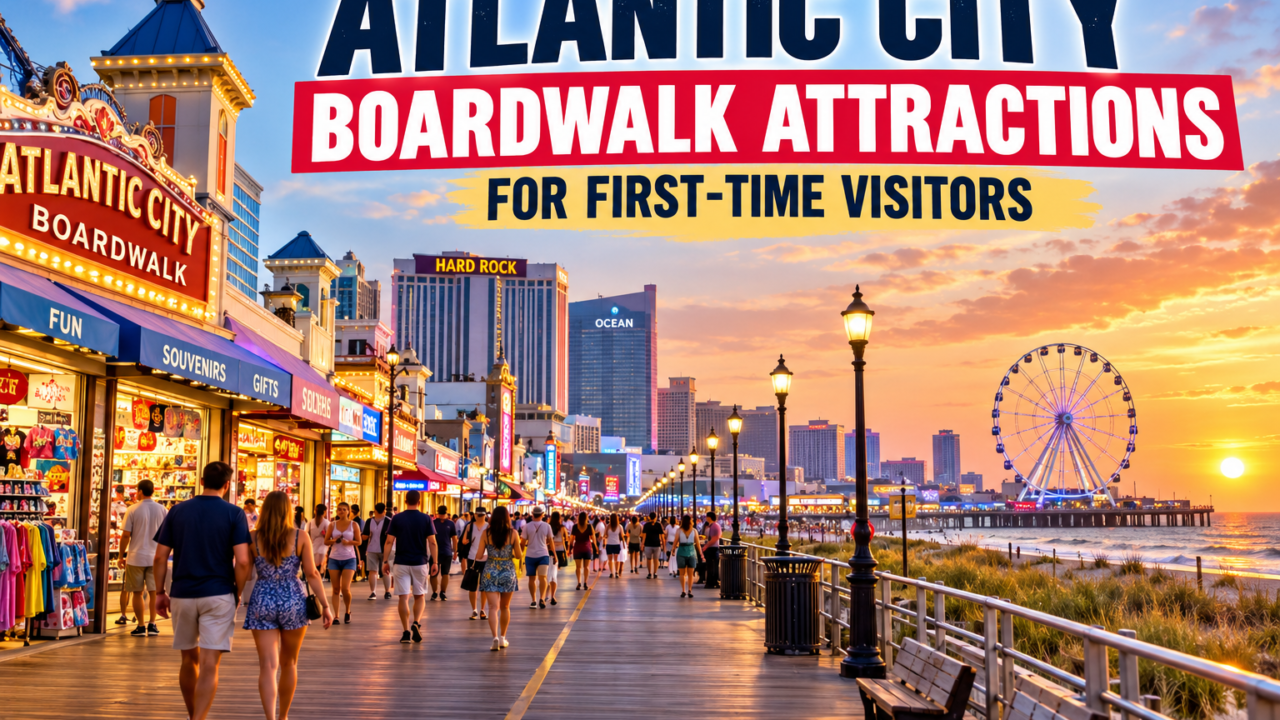 Atlantic City Boardwalk Attractions for First-Time Visitors: 15 Must-See Spots and Insider Tips