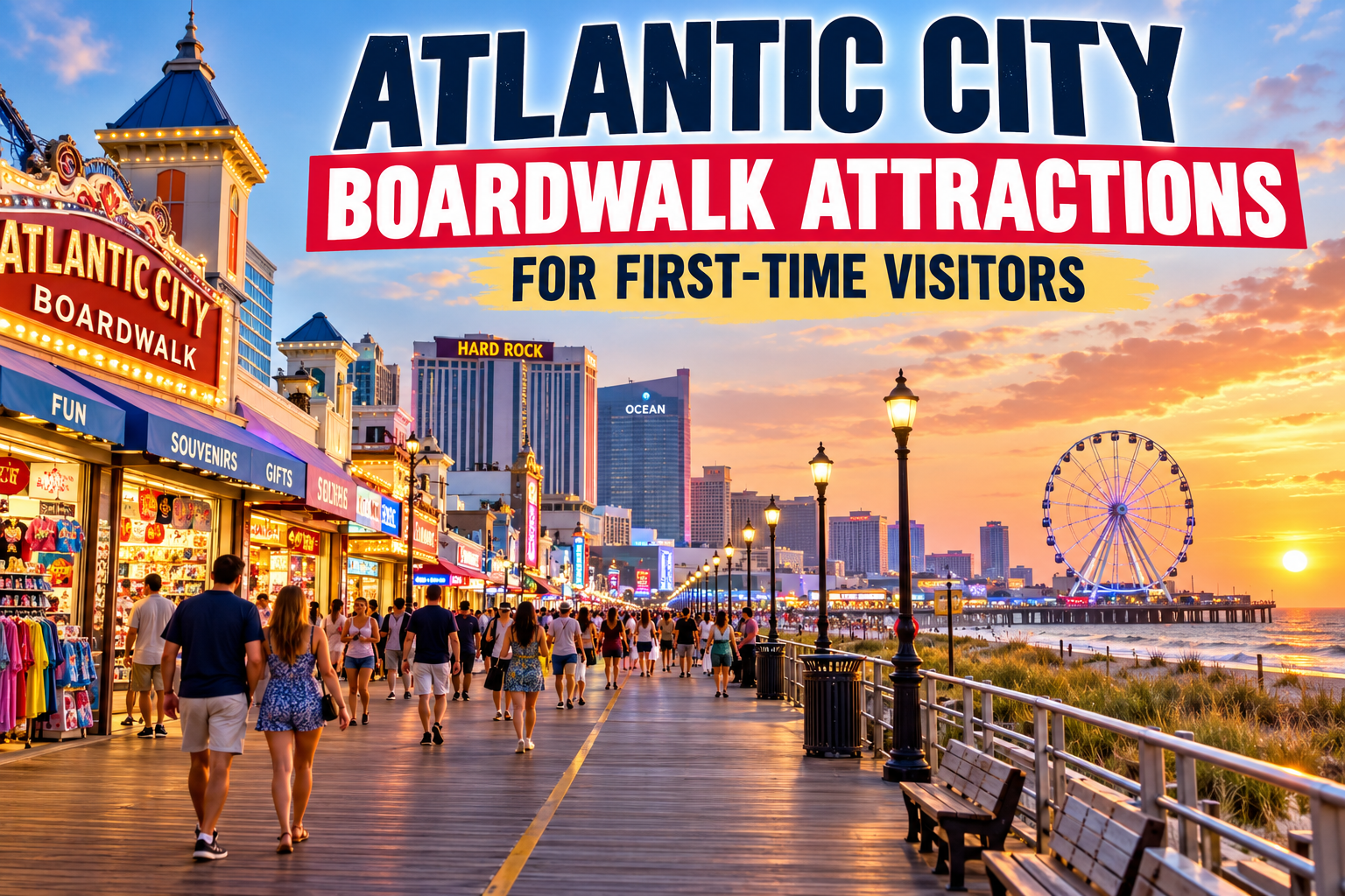 Atlantic City Boardwalk Attractions for First-Time Visitors