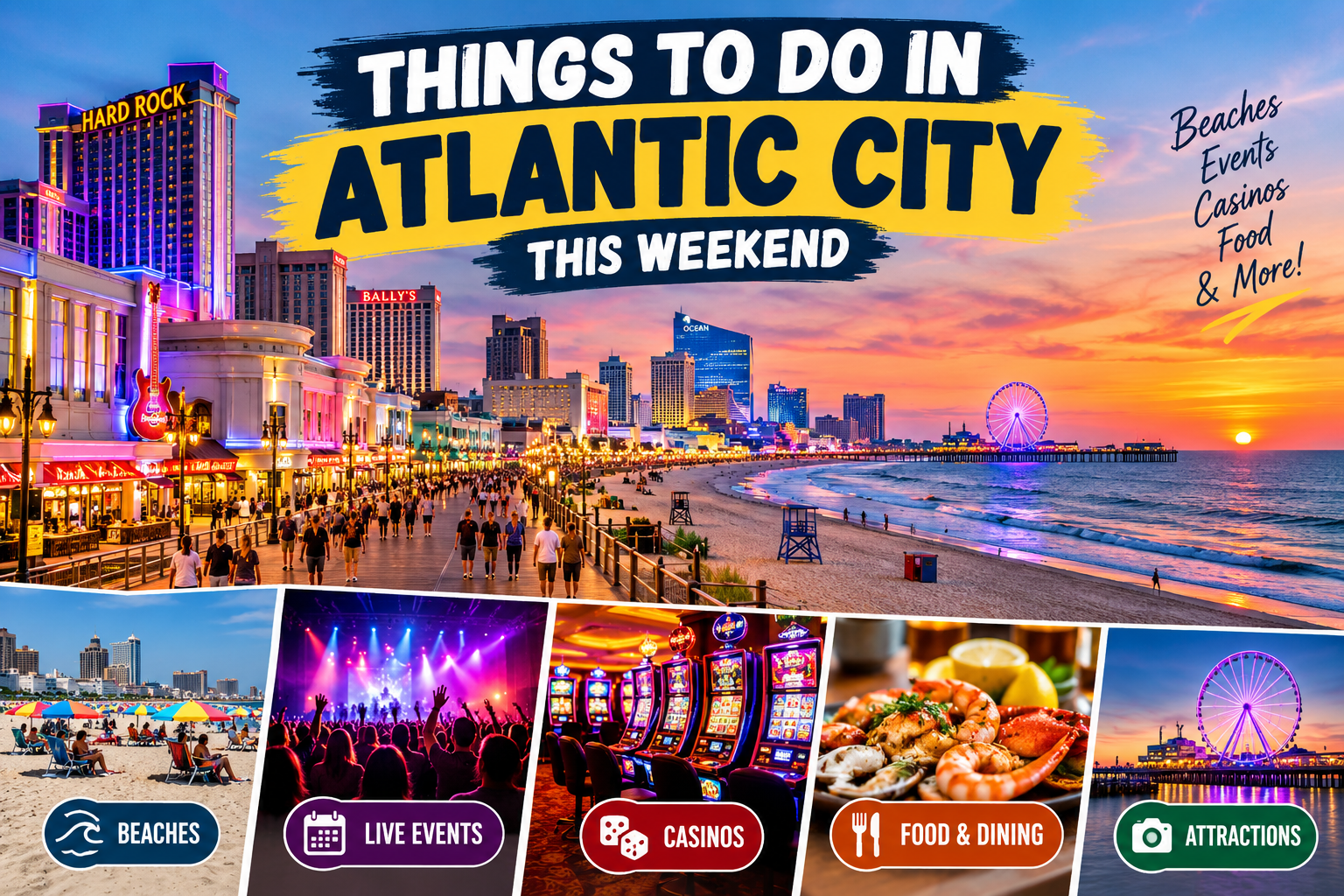 Things to Do in Atlantic City This Weekend